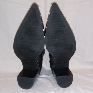 Charels David  Studded Heel Booties